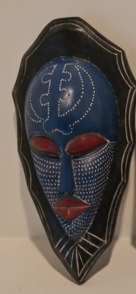 African wall mask.