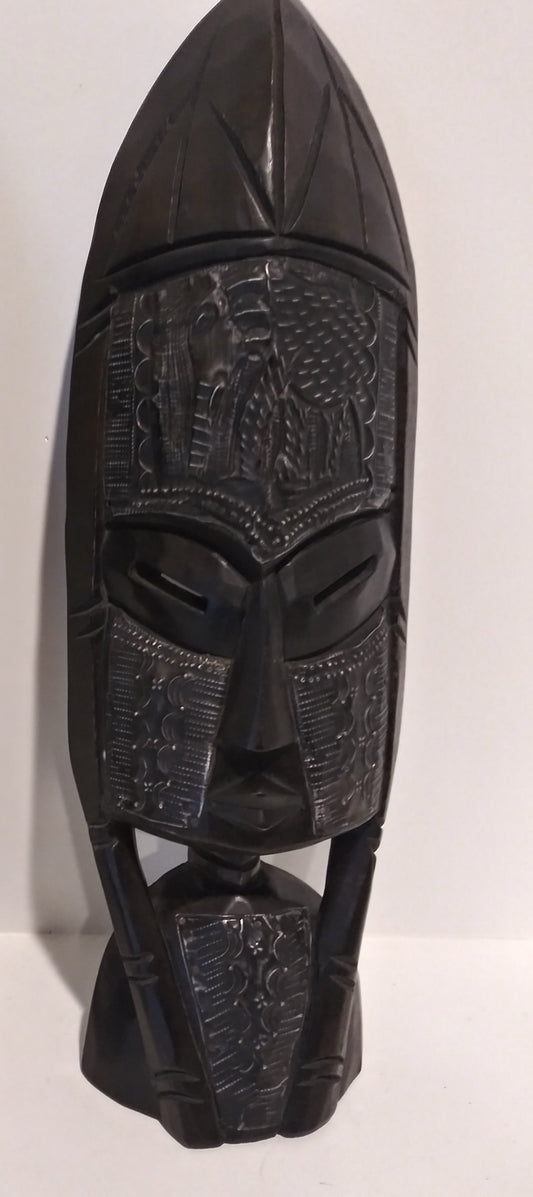 African tribal wall mask.