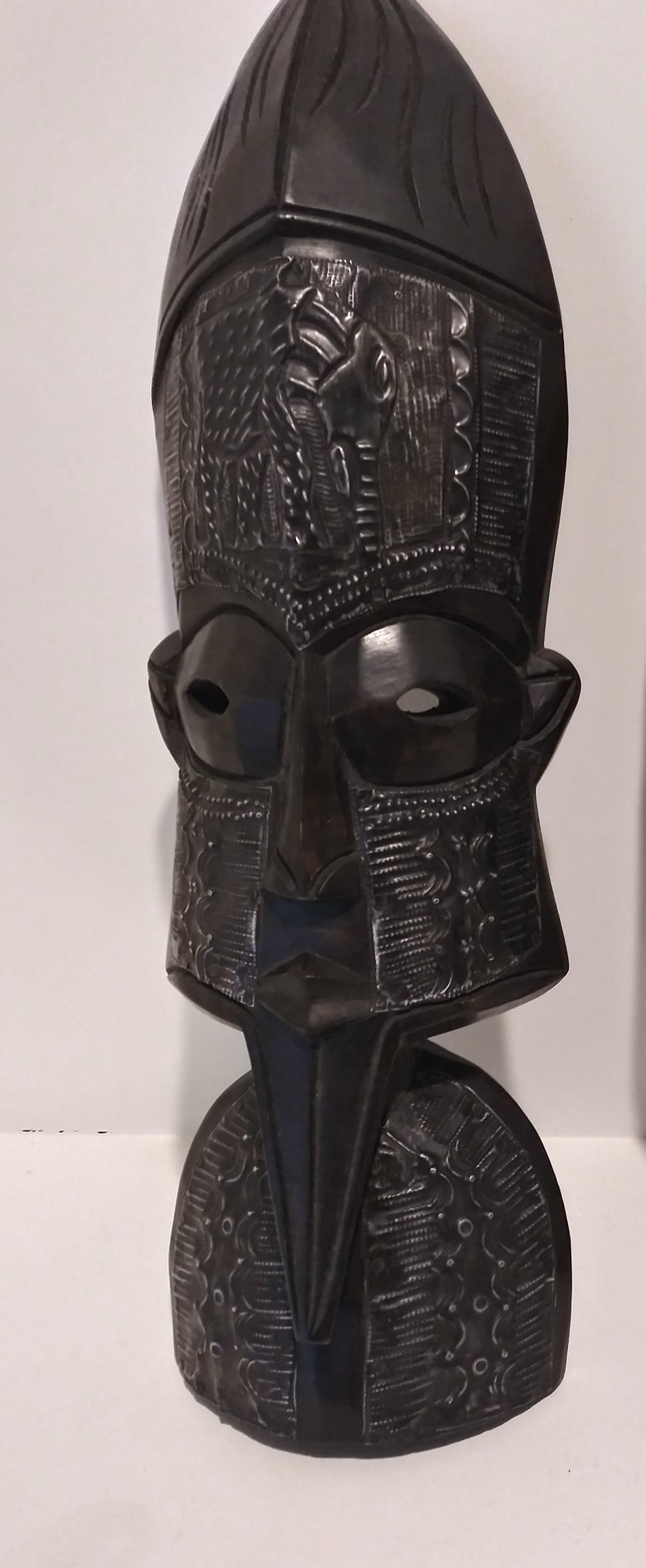 African tribal wall mask.