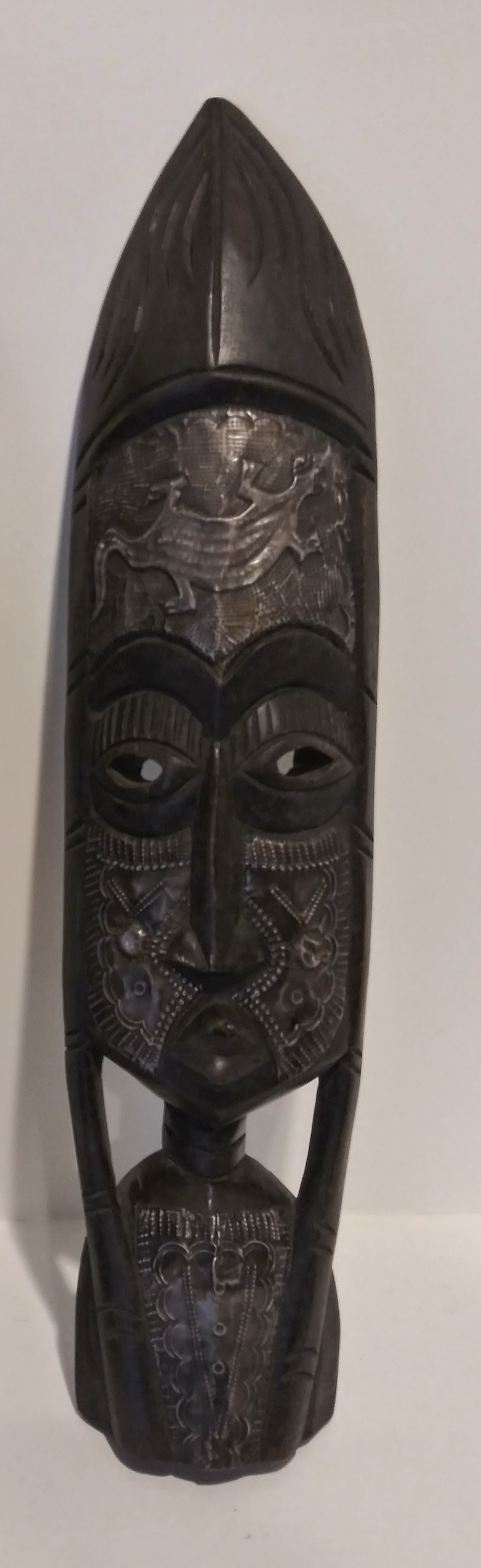 African tribal wall mask.